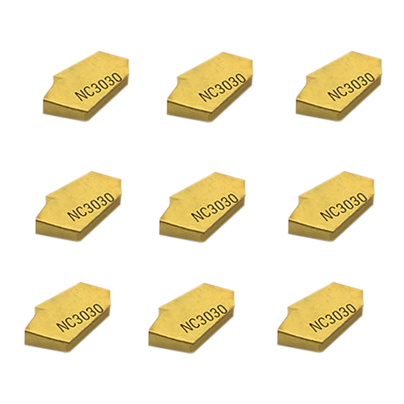 10 pz SP300 NC3030 scanalatura inserto in metallo duro utensile per tornitura tornio utensile da taglio utensile CNC SP 300 strumento di separazione e scanalatura troncatura