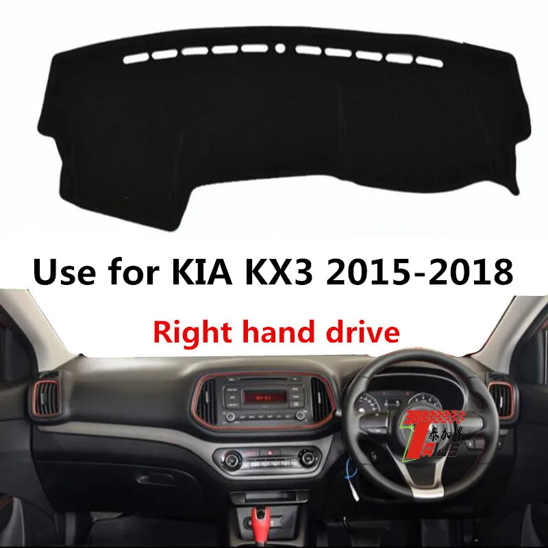 

TAIJS Factory Simple Good Quality Polyester Fibre Car Dashboard Cover For KIA KX3 2015 2016 2017 2018 Right hand drive