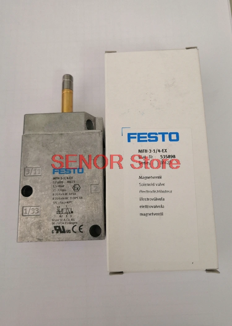 

Brand new original solenoid valve MFH-3-1/4-EX (535898)