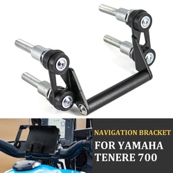 Motorcycle Handlebars Stand Holder Phone Mobile Phone GPS Navigation Plate Bracket For Yamaha Tenere 700 T7 T700 XT 700 Z 2020
