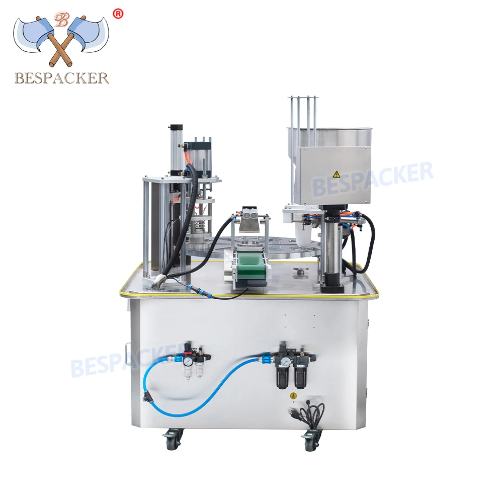 Harga terbaik otomatis minuman Jjuice Elly Yogurt cangkir air mengisi dan mesin penyegel cangkir plastik mesin penyegel