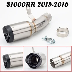 Motorcycle Exhaust Full System Exhaust Header Link Silp on for S1000RR S1000 2015 2016 Muffler Escape System