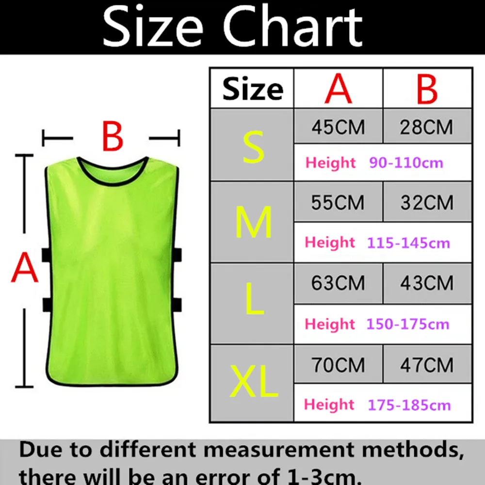 Wholesale Custom Sport Vest Adult Children Football Jerseys Team Group Training Bibs Breathable Soccer Running Shirt