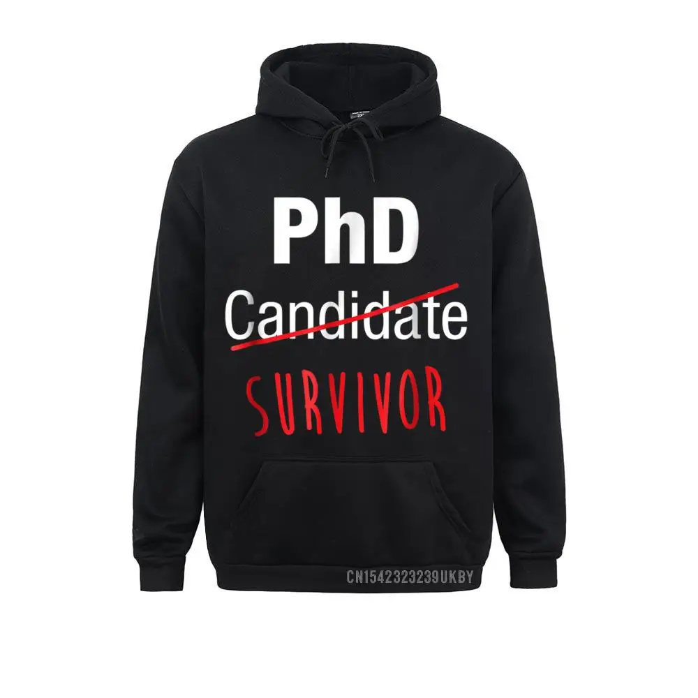 PhD Candidate Survivor Harajuku Funny Cute PhD Graduation Gift Hoodies For Women Casual Sweatshirts Cheap Clothes Long Sleeve