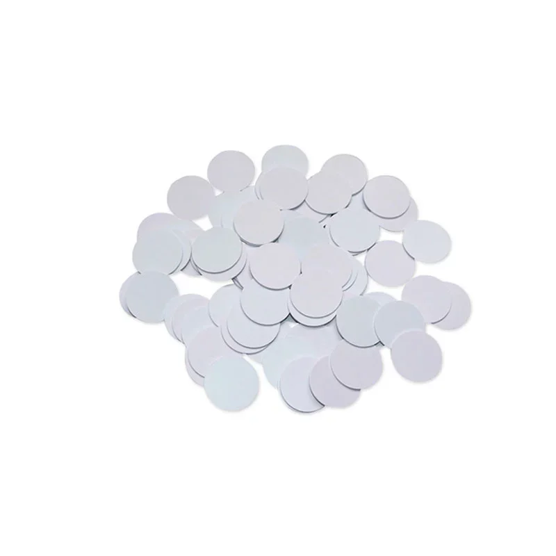 5/10 sztuk RFID inteligentny Chip Tag 125KHZ odznaka PVC EM4305 T5577 wielokrotnego zapisu klucz 25MM wymienne Token zbliżeniowy monety karty