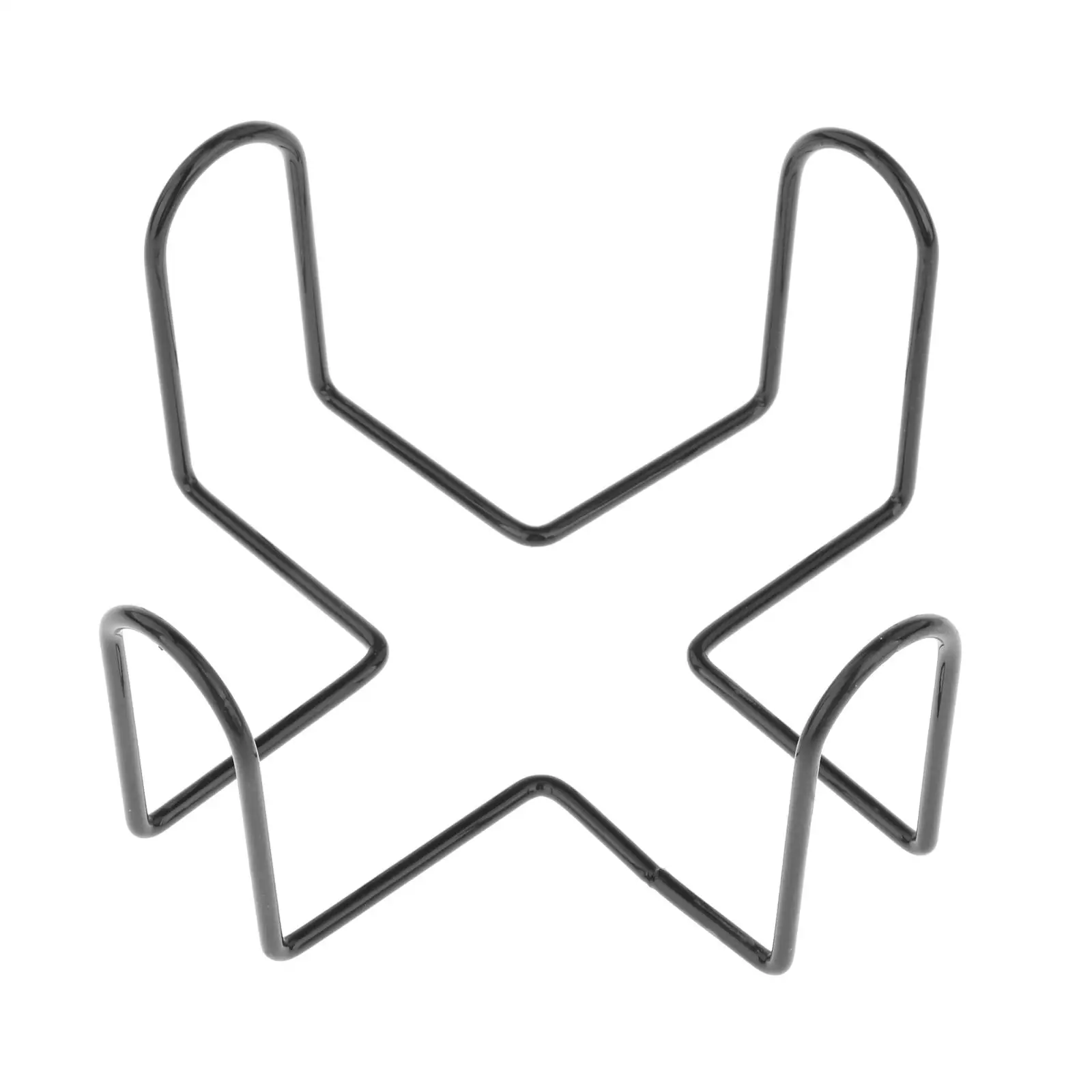 Wrought Iron Coaster Holder Storage Rack Kitchen Tabletop Organizer for Both Round and Square Coasters Decoration