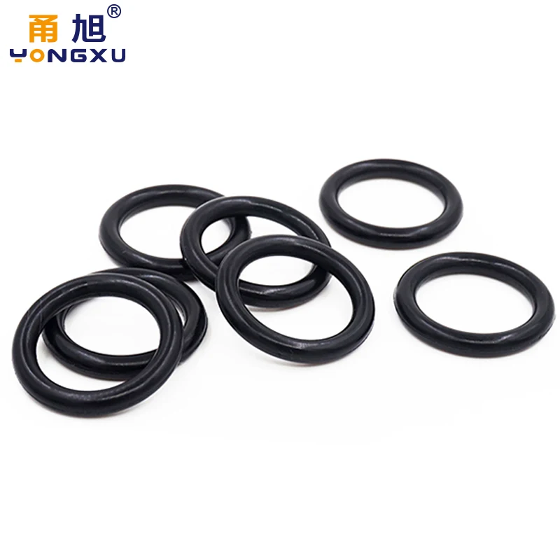 NBR O Ring Seal Gasket Thickness CS5mm OD18-250mm Wear Resistant Automobile Petrol Nitrile Rubber O-Ring Waterproof Black