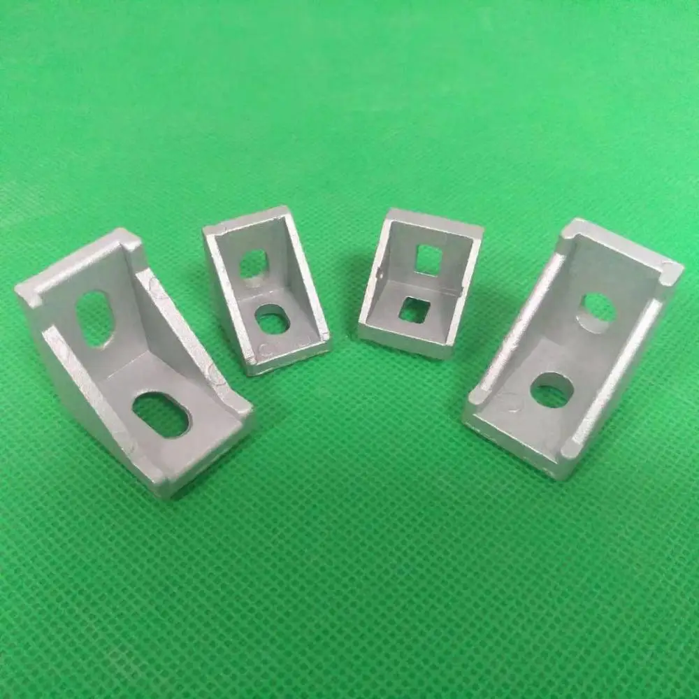 6060 Corner Bracket Fitting Angle L connector Bracket Fastener For 6060 Aluminum Profile