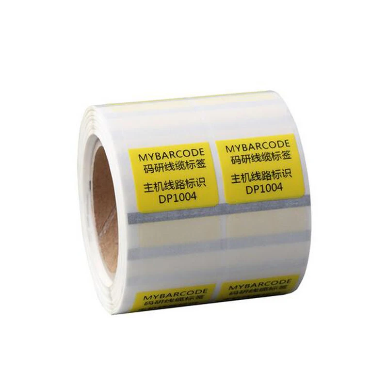 Winding Cable Label 25*45mm 500 Pieces Cable Label Stickers  Color Waterproof Tearproof Oilproof