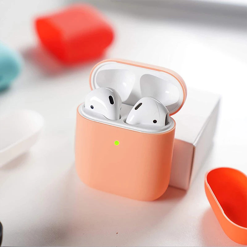 Custodia morbida in Silicone per Apple Airpods 1/2 Cover antiurto per Apple AirPods custodie per auricolari per Air pod custodia protettiva