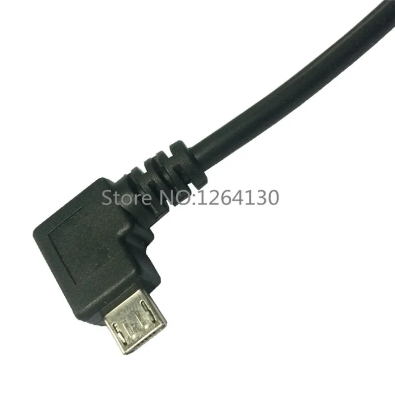 Cable Micro USB macho a USB de 90 grados con ángulo izquierdo para Samsung S3 S4 teléfonos Android 1m/100cm 1,5 m/150cm
