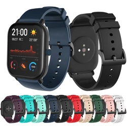 Original Soft Silicone Strap for Xiaomi Amazfit GTS/GTS 2 / Mini Smart Wristband for Xiaomi Amazfit Bip S/U / Pro Strap Bracelet