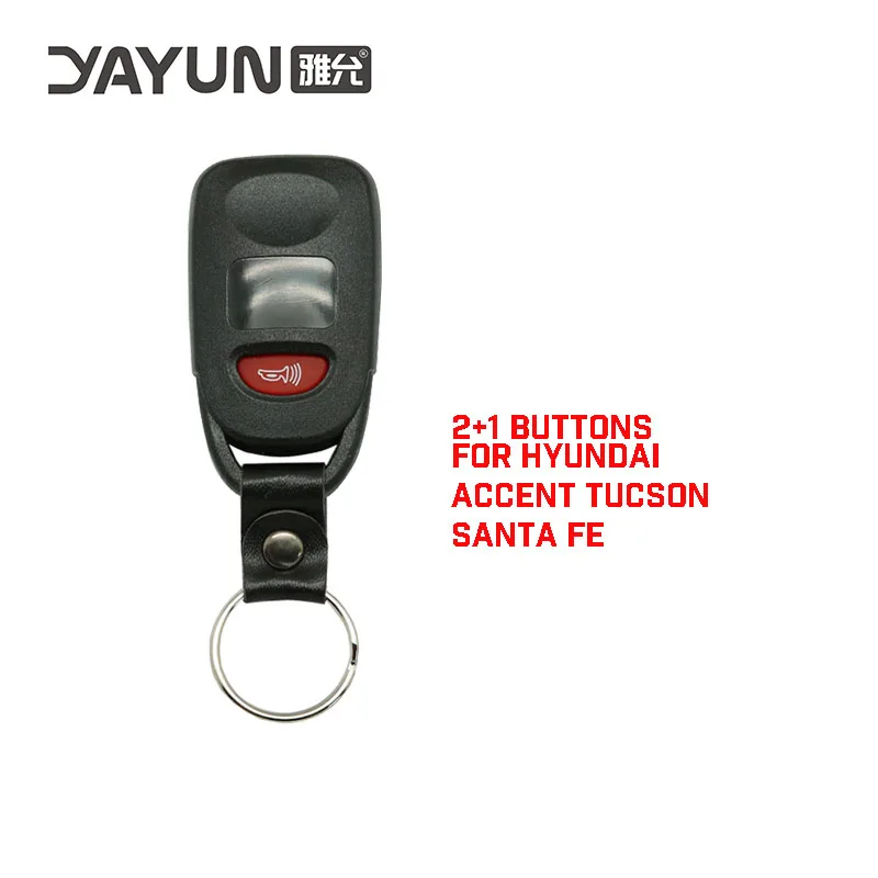 

5 шт. для Hyundai Accent Tucson Santa Fe Keyless 2 + 1 кнопочный пульт дистанционного управления автомобильный ключ оболочка