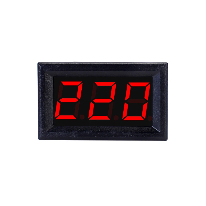 Calibro incorporato 48*29*22mm della AC50-500V numerica 50-60Hz del voltmetro di voltmetro di Digital Mini voltmetro