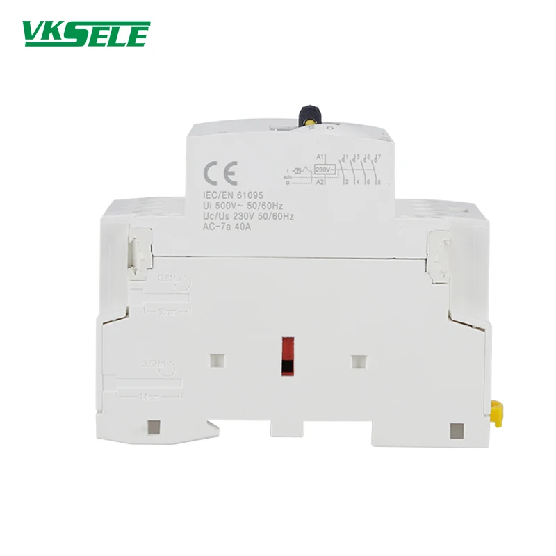 40 amp 2NO / 2NC BCH8-40 VCT-40 40A 24V 220V Manuelle Haushalts schütz