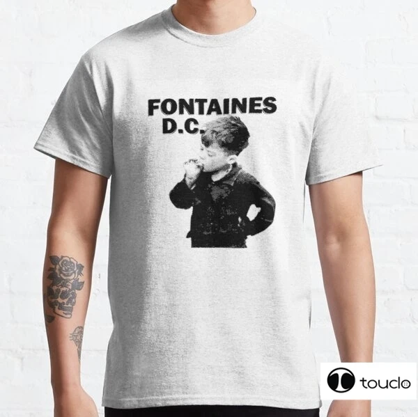 Fontaines_Dc Poster Band Men'S T-Shirt 100% Cottont-Shirt Street Style Printed Men T Shirt Casual Short Sleeve For Men Unisex