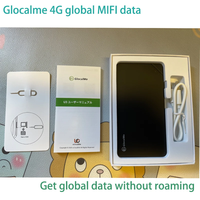 GlocalMe U3 Mobile Hotspot Wireless Portable WiFi for Travel in 140+ Countries No SIM Card Needed Smart Local Network AutoSelect