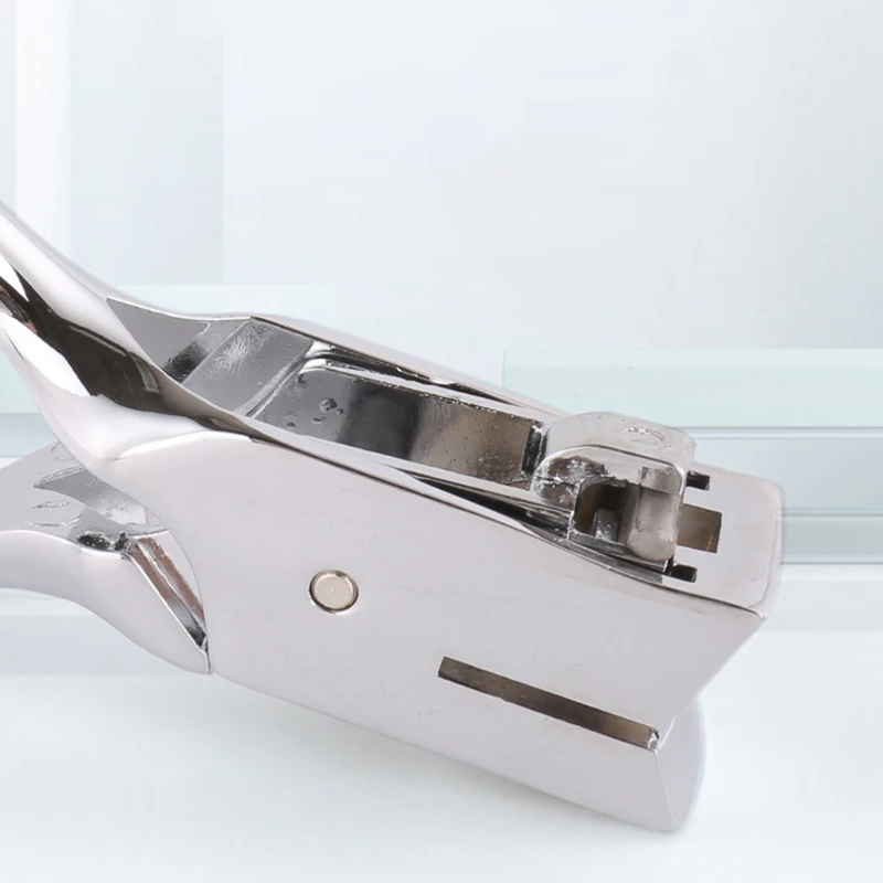 المعادن واحد البيضاوي ثقب الناخس باليد خرامة ورق قطع ذو طيات لسكرابوكينغ الحدود اللوازم المكتبية