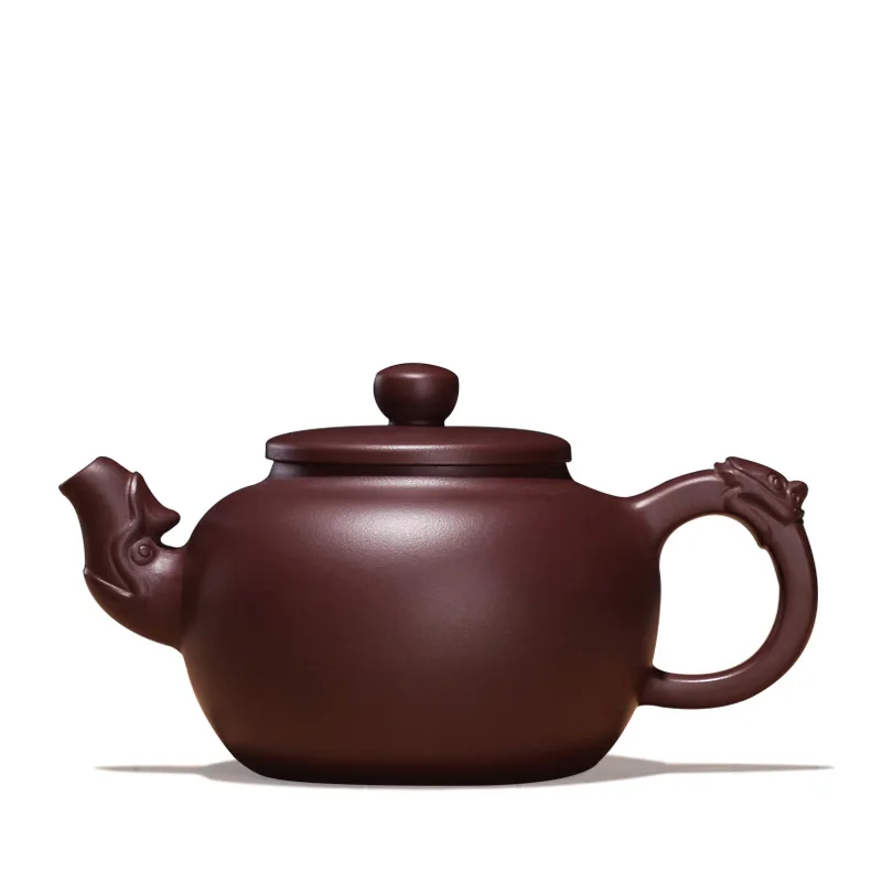 |True art yixing are recommended by pure manual teapot product kung fu tea set undressed ore in clay pot of dragon