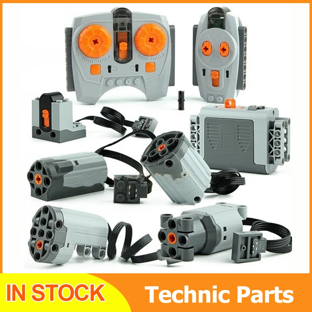 High-tech parts ev3 building block electric power motor functions tool servo blocks train car truck PF mode