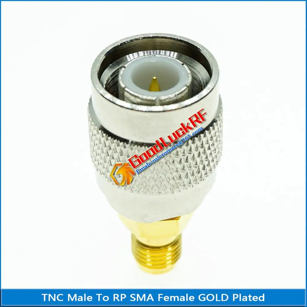 Tnc Naar Rp Sma Connector Socket Tnc Male Naar Rp Sma Vrouwelijke Plug Rp Sma-Tnc Vergulde Rechte coaxiale Rf Adapters
