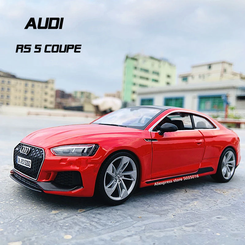 Bburago 1:24 Audi RS5 RAD simulation alloy car model crafts decoration collection toy tools gift