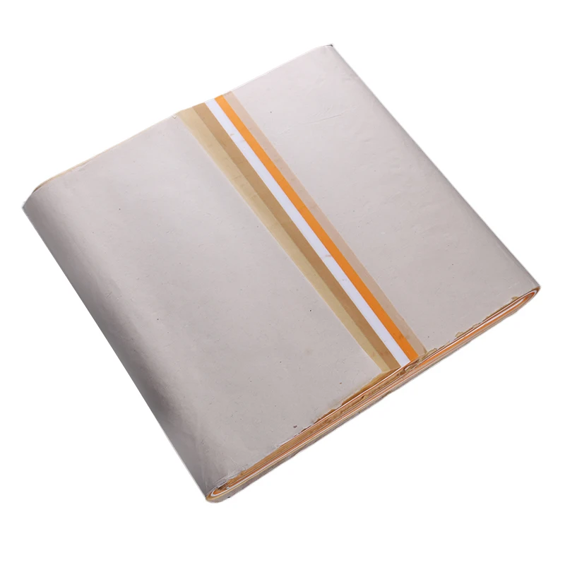 Papel Arroz Calligraphy Paper Thicken Raw Rice Papers with Scattered Golden Spot Colorful Painting Xuan Papers Rijstpapier