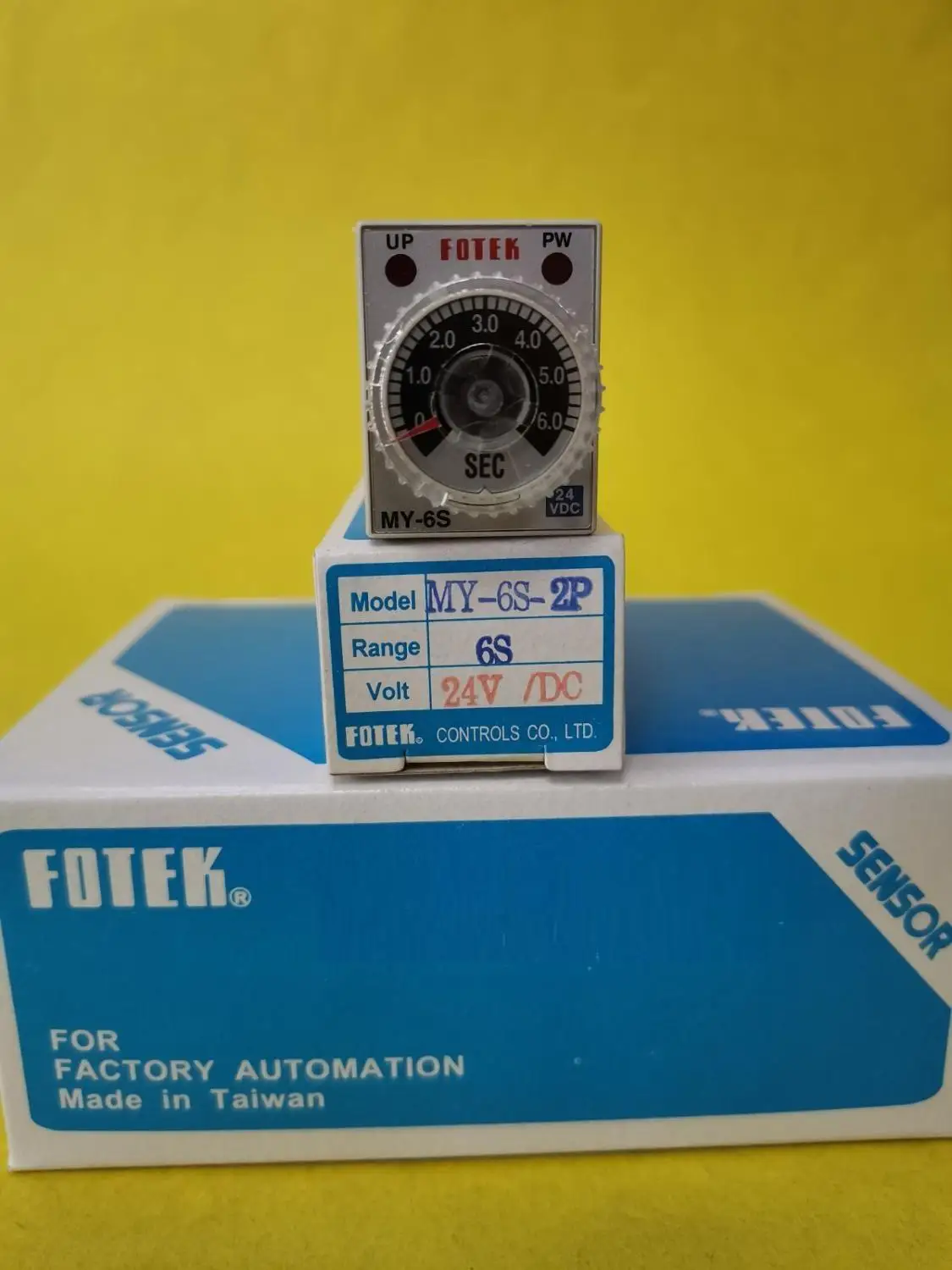 

MY-6S-2P-DC24V brand new original imported Taiwan FOTEK timer