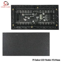 P3 Indoor SMD2121 64x32 dots full color LED Display Module 1 / 16 Scan 192x96mm