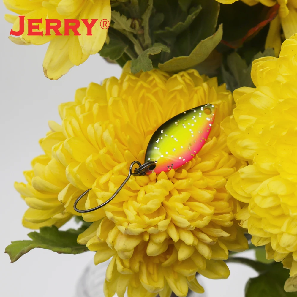 Jerry Taurus Area Trout Spinning Spoon Single Hook Fishing Lure 0.8g 1.4g Artificial Wobbler Perch Bass Baits