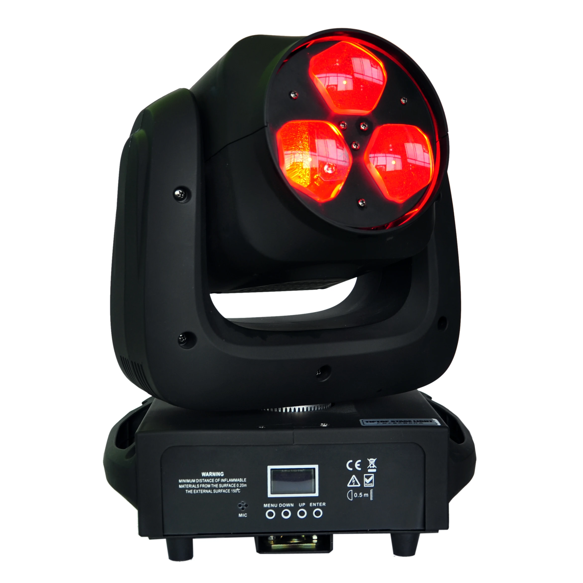 Stage Lighting 3X40W RGBW Sound Activated Moving Head Spot Bee Eyes DJ Lights Wash Effect for Party KTV Pub Bar TP-L340