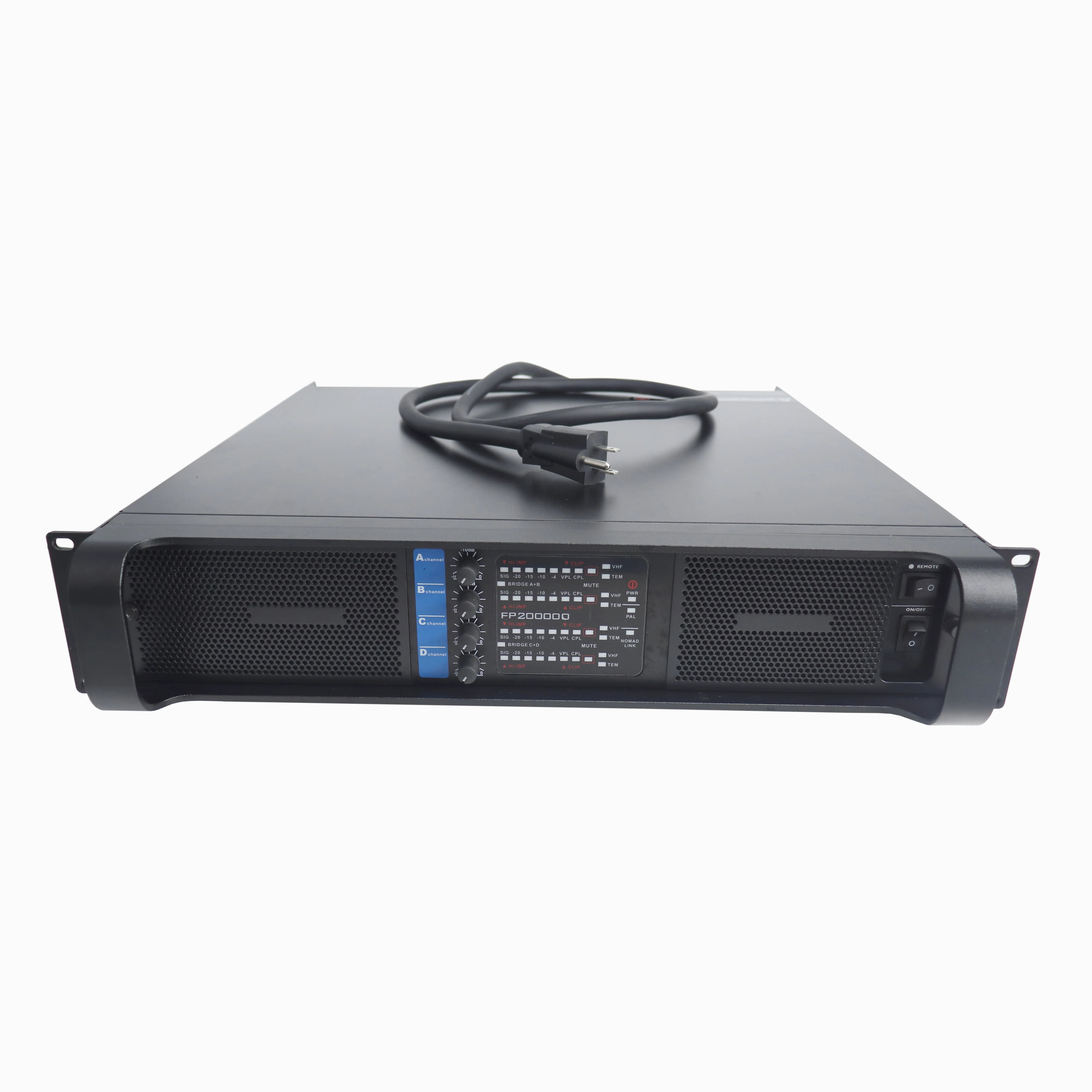 Leicozic 20000Q Профессиональный усилитель мощности звука 7000 Вт на 2 Ом 4-канальный линейный массив усилителя сабвуфера для выступления на сцене