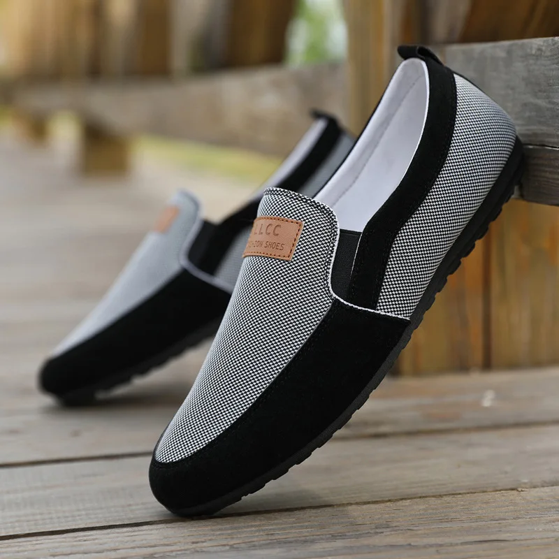 Men's Casual Shoes Spring Autumn New Canvas Trend Versatile Student Loafers Shoes