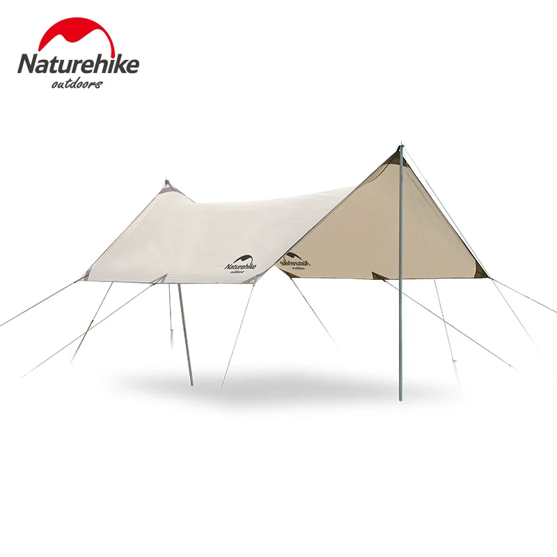 Naturehike Outdoor Large Sun Shelter 4-6 Person Waterproof Awning Family Sunshade Canopy For Camping Hiking Picnic Travel