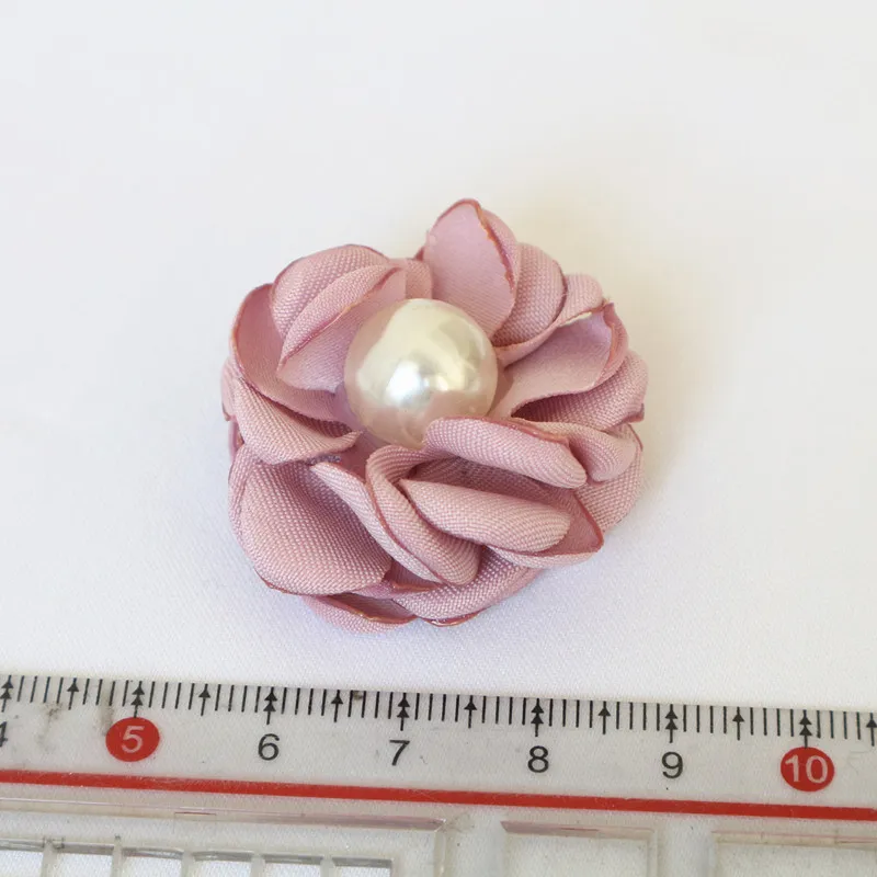 10 teile/satz mischen Stoff Blumen Simulation Blumen kopf Dekoration Blumen für DIY Zubehör – Detail 7