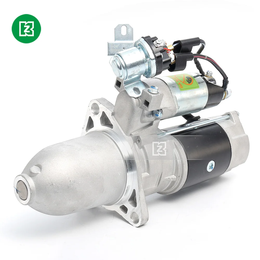 For excavator starter motor Kobelco SK350-6E /230 Kato HD1250 6D22 engine starter M3T95082