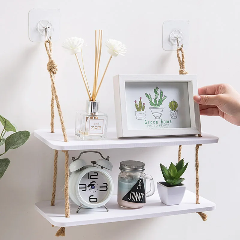 

Storage Shelf Rack Decorative Wall Shelves Hooks On The Wall Wood Shelf Wall Kitchen Storage Organization Shelf Cabinet Storage