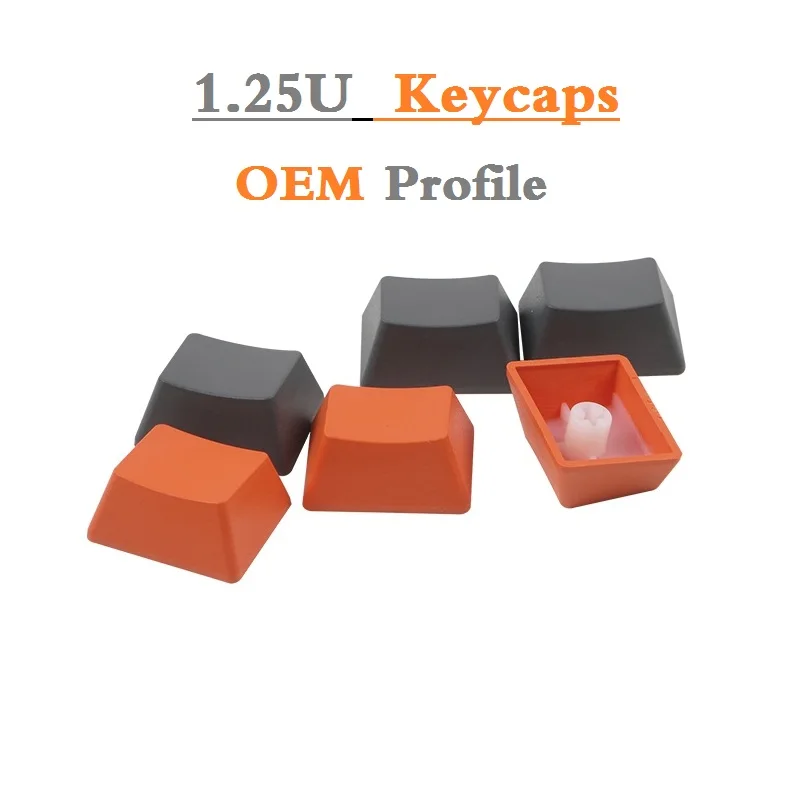 PBT Keycaps For Mechanical Keyboard Alt Win Custom Keycap 1.25U Blank ButtonsCap For Orange Gray Cherry Mx Switch Gk61 Design R1