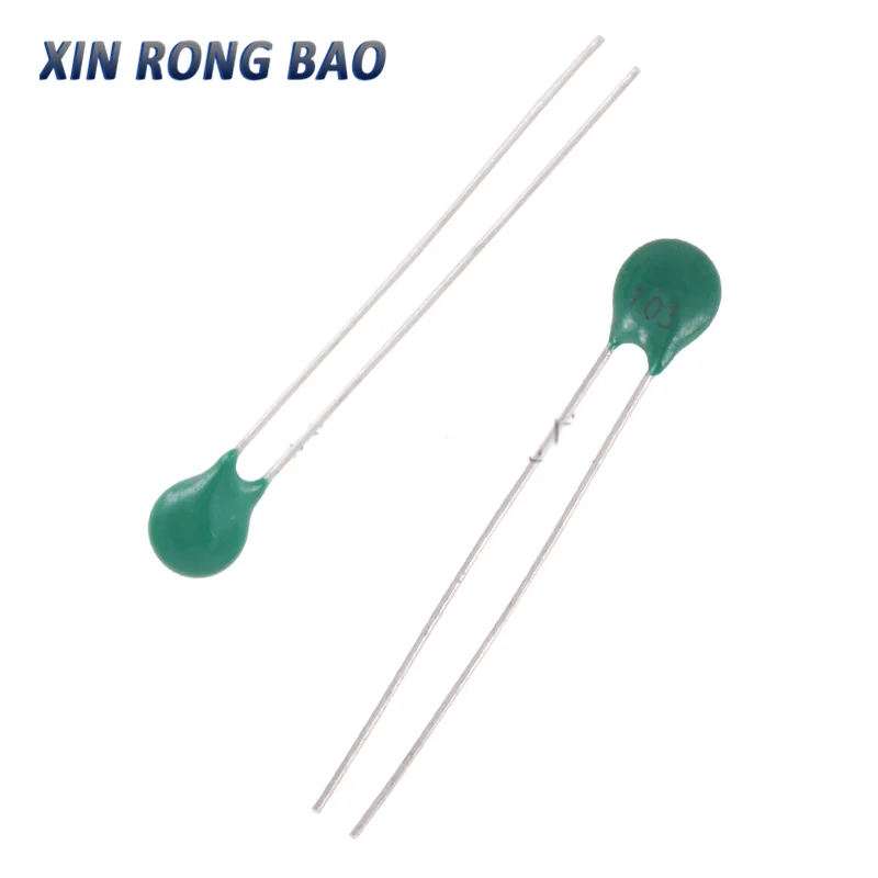 50PCS Thermistor MF11-103 10K green round head 5MM negative temperature 20%