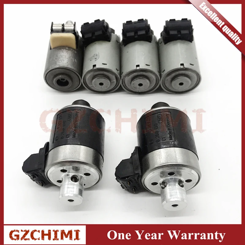 6pcs 722.6 Transmission Solenoids Speed Sensor For Mercedes Benz Automatic Transmission Solenoid 5-Speed