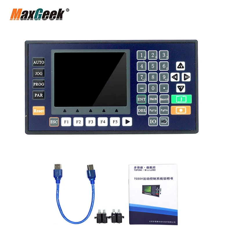 Maxgeek TC55 1/2/3/4 Axis CNC Controller Motion Controller With 3.5\