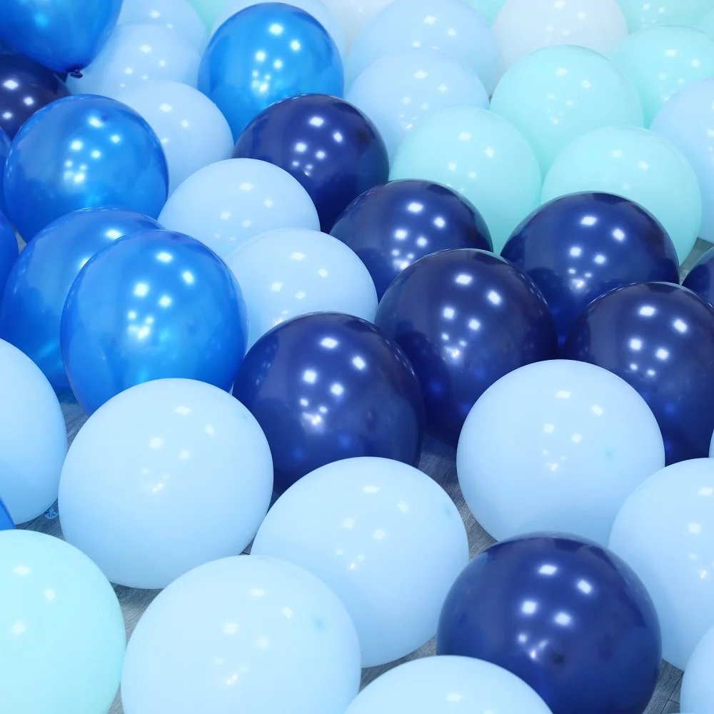 20/30/50Pcs 10inch Ink Blue Latex Balloons Happy Birthday Party Wedding Decoration Baby Shower Balloon Its A Boy Air Ball Globos