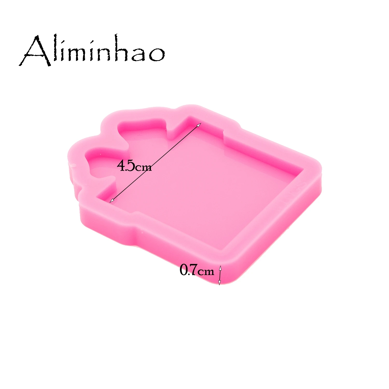 DY0329 Shiny Christmas Gift Fits on A 1.5 Inch Badge Reel Silicone Mold - Epoxy Craft Resin Molds - DIY  Handmade Jewelry Mold image 2