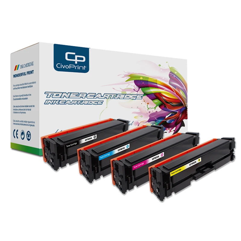 

civoprint Color Toner Cartridge CF500A CF500 500 500A CF501 Replacement for HP HM254 M254dw M254nw M280 M280nw M281 M281fdw