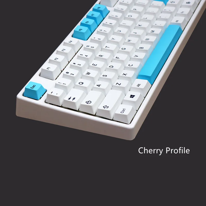 Teclado mecânico minimalista com tema personalidade branco/roxo/azul/rosa 143 teclas altura cereja pbt sublimação