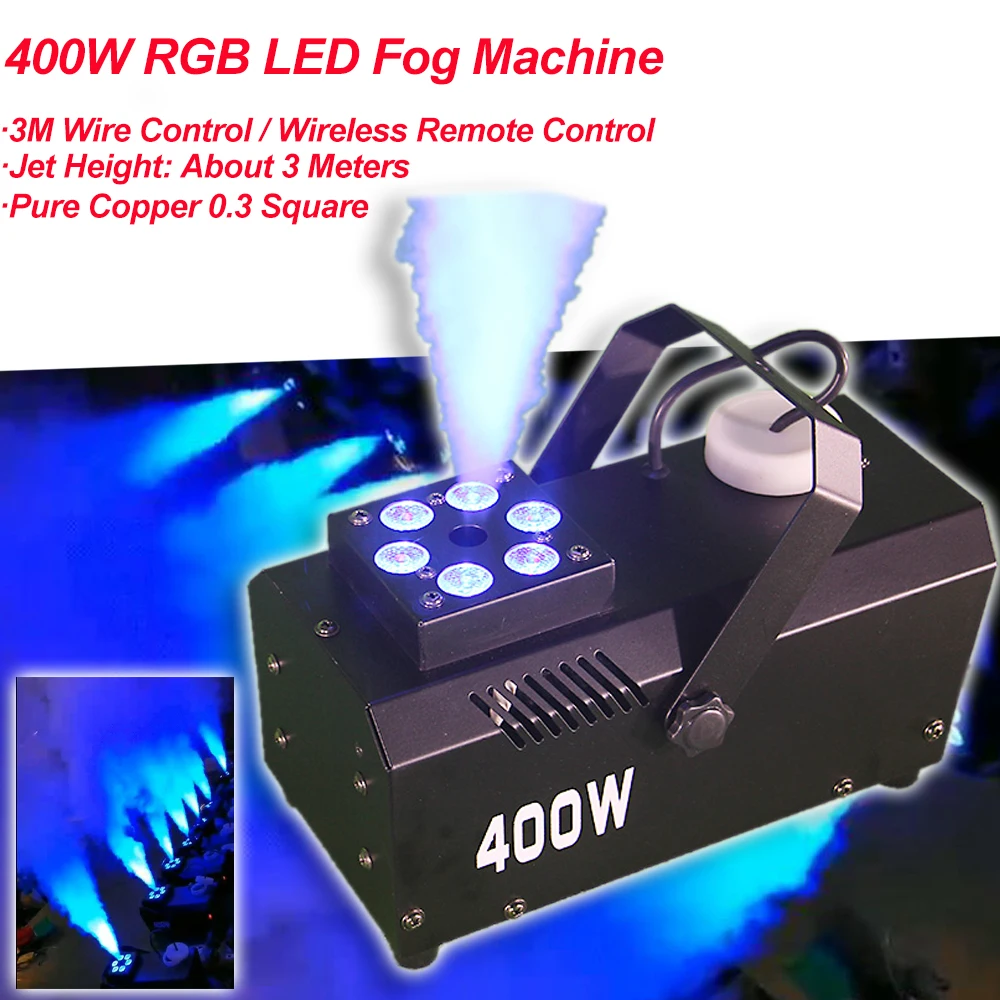 mini 400w dmx remoto rgb led maquina de fumaca vertical fogger profissional para palco dj festa equipamentos novo 01