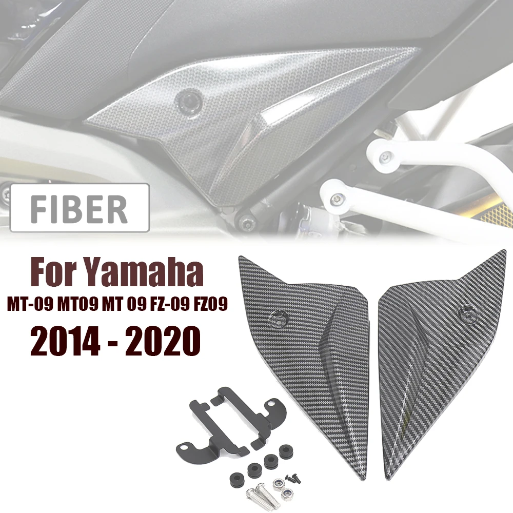 

2020 2019 2018 2017 2016 2015 2014 New Motorcycle Carbon Side Panels For Yamaha Fit MT09 FZ09 Fairing Cowl Plate Cover