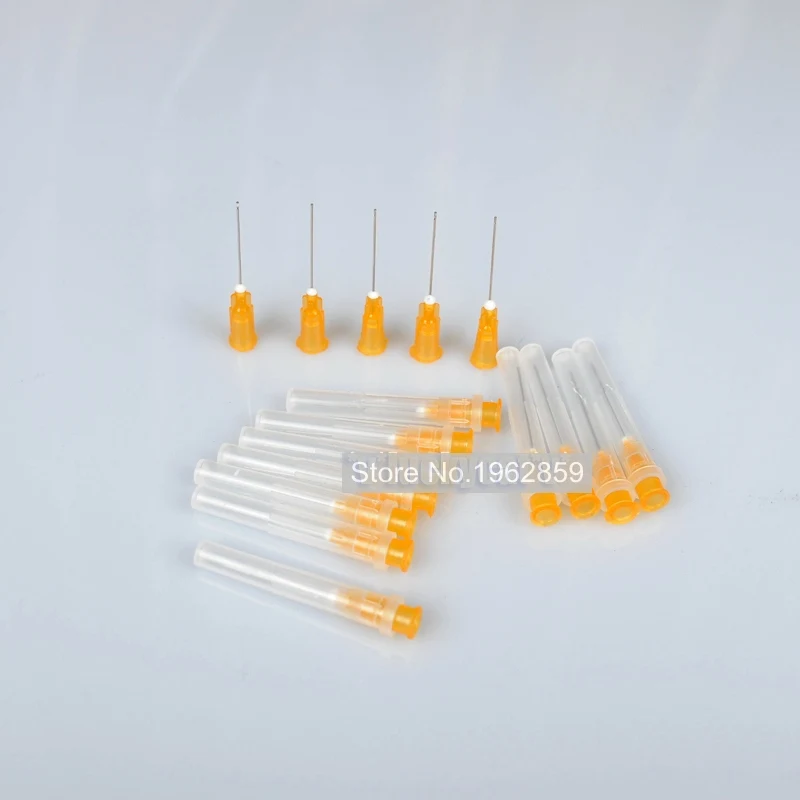 

New 100pcs Dental Endo Irrigation needle tip 25GA End-Closed Side Hole Endo Syringes dental material