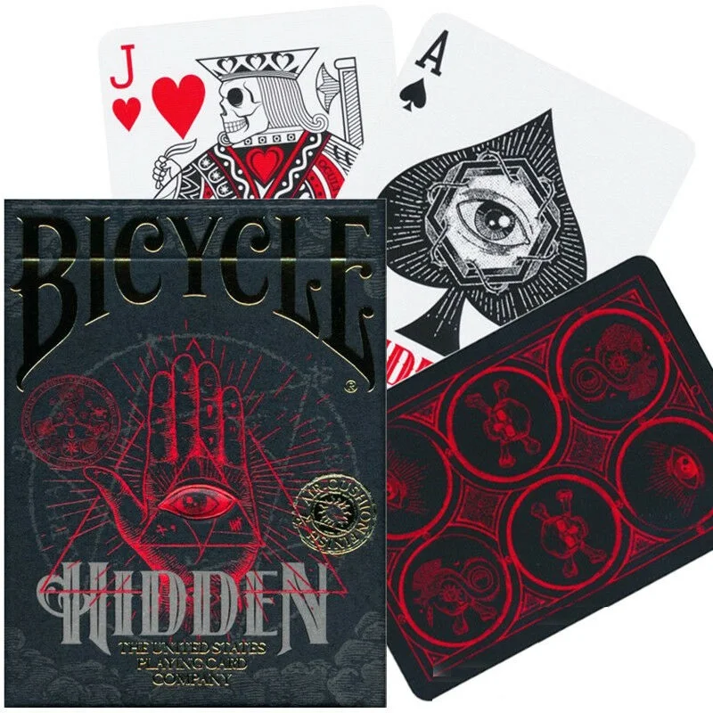 

Bicycle Hidden Playing Cards Deck Secret society symbols Poker Size USPCC Magic Card Games Magic Tricks Props for Magician