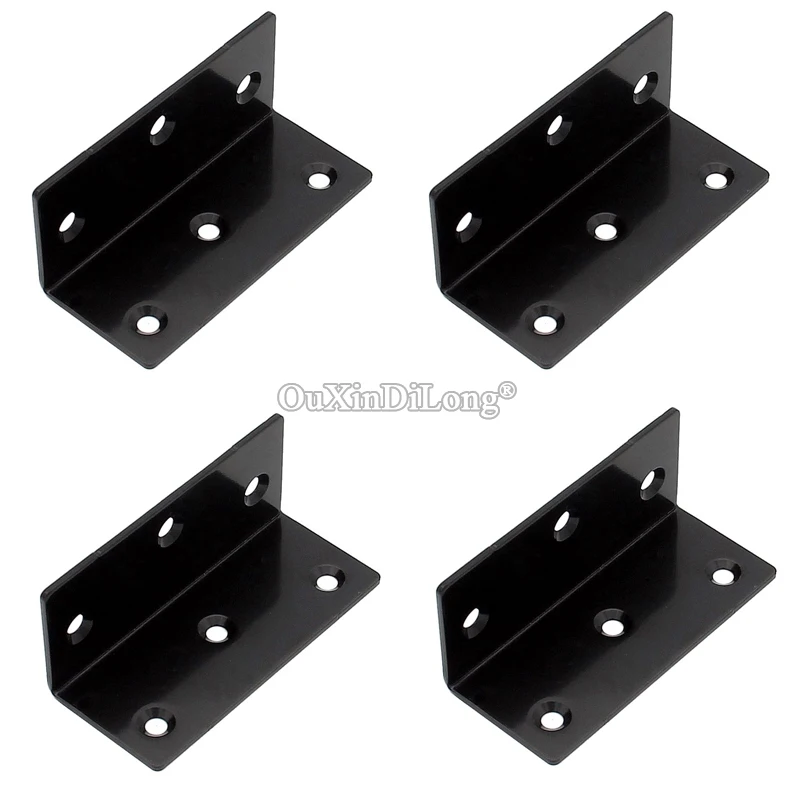 

Новинка, 10 шт., металлическая утолщенная L-образная мебель, цвет черный